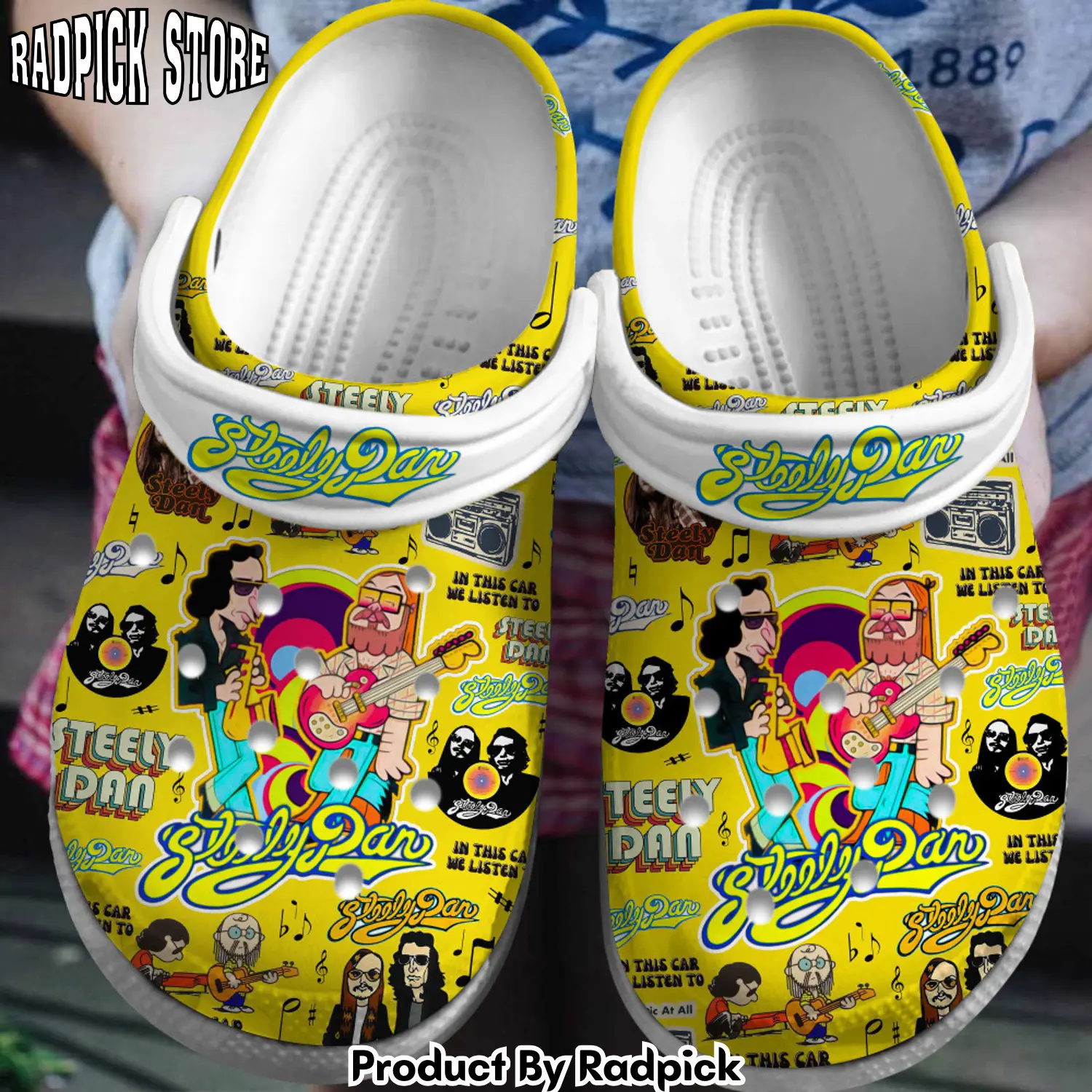 Radpick steely dan music clogs shoes comfortable for men women rp6521160